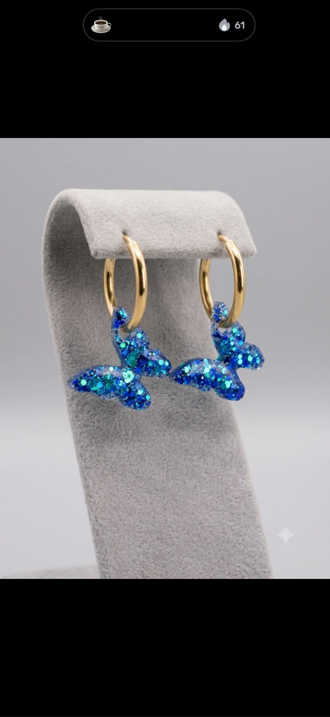 Boucles d’oreilles charms interchangeables 